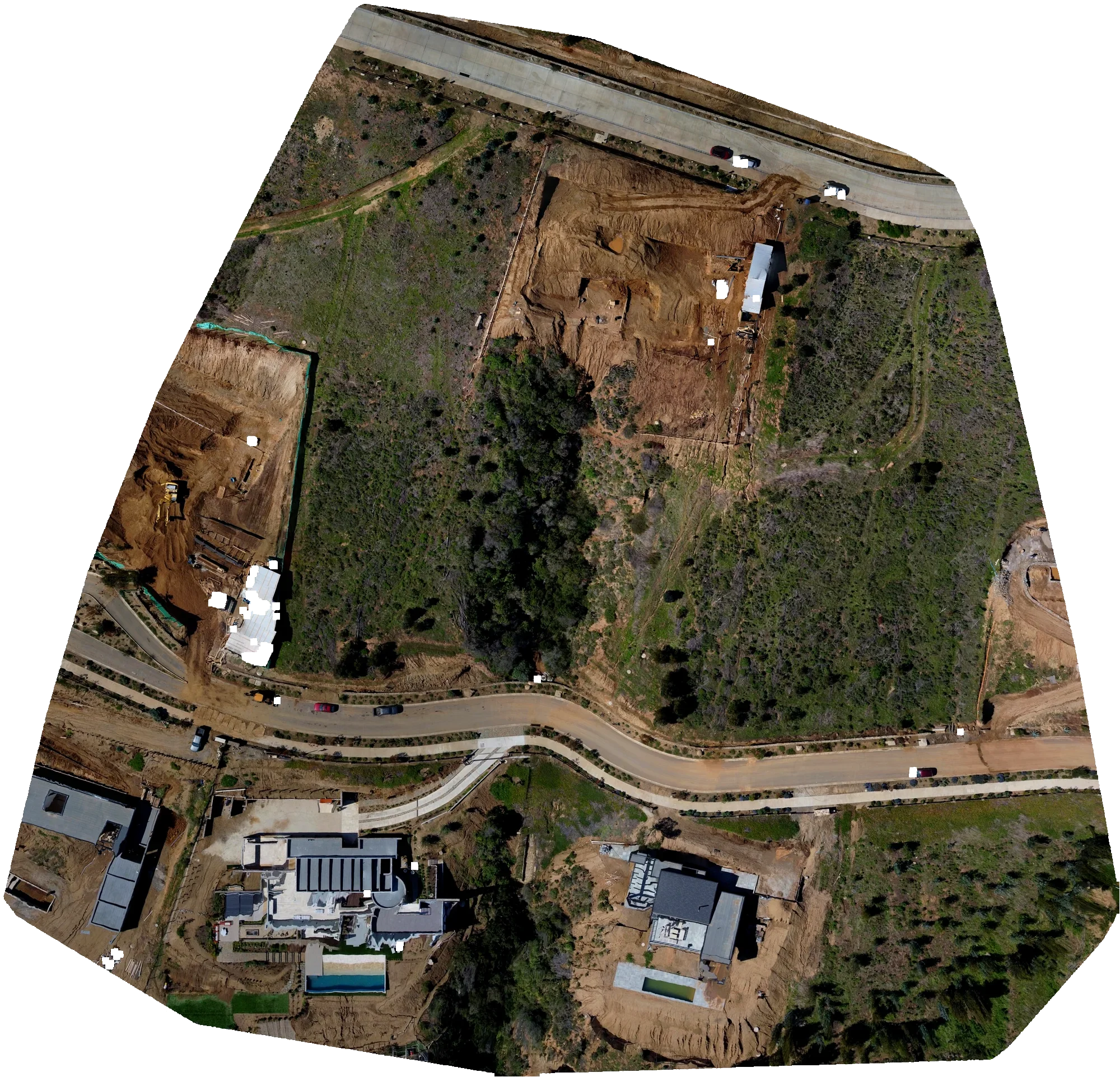 Ortofoto de terreno