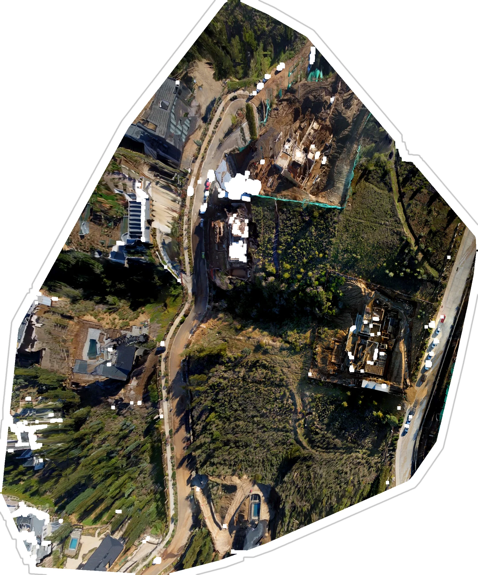 Ortofoto de ladera